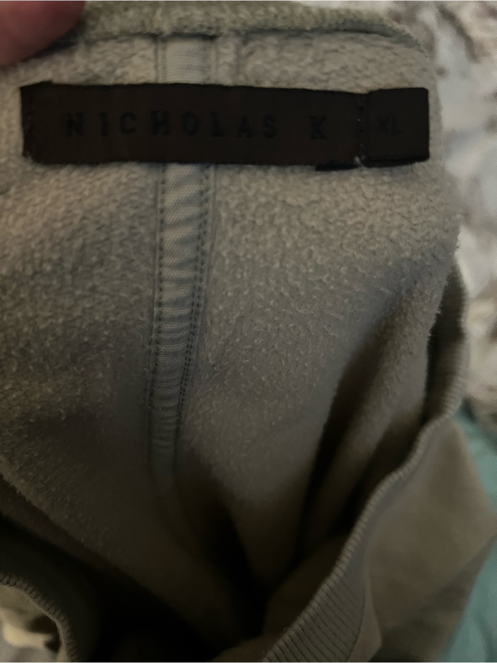 Nicholas K Taupe High-Low Tunic Sweatshirt - Picture 3 of 4